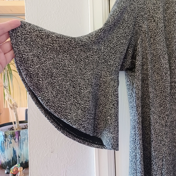 EUC Lane Bryant Fit n' Flare Sweater Dress with Bell Sleeves - Picture 4 of 9